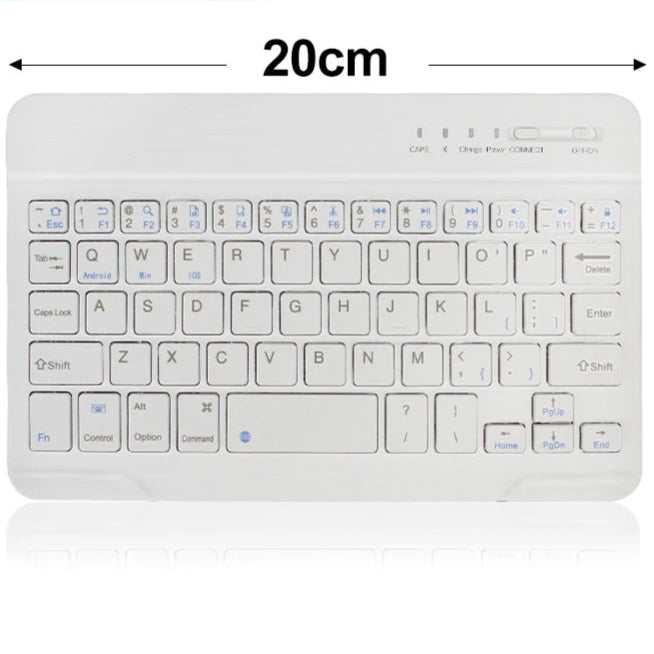 Mini Teclado Bluetooth Sem Fios - Branco