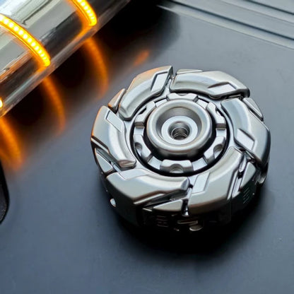 EDC Deformation Mecha Fidget Spinner Metal Alloy Anxiety Stress Relief Rotating Fingertip Gyro Decompression Office Desk Toy