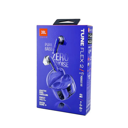 Tune Flex 2 True Wireless Bluetooth Earbuds BT5.3 ANC Earphone with Microphone IP54 Waterproof 48H Playtime Support APP