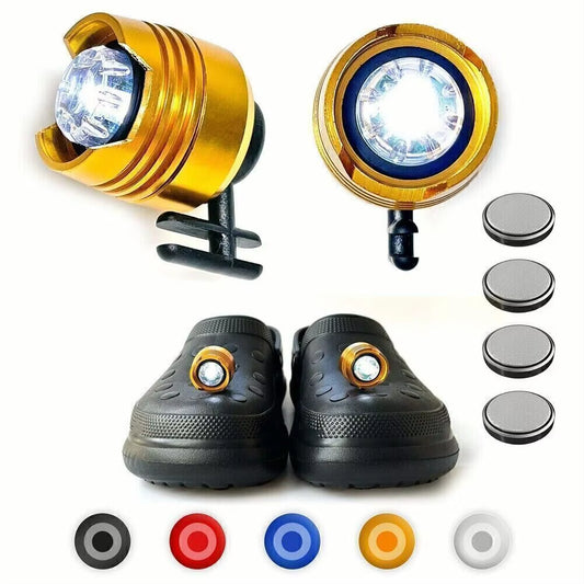 1 Pair Portable Spotlights Shoes Lights Camping Headlights for Perfect for Hiking to Biking for Pathfinder Lighting Slippers