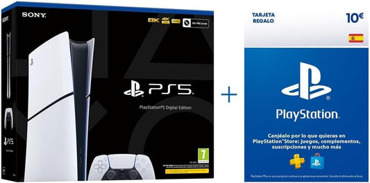 Playstation 5 Consola Digital Modelo Slim + 10€ Tarjeta Regalo Store