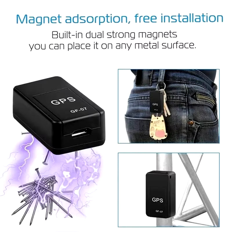 Motorcycle Car Gps Tracker Gf07 Mini Tracking Locator Magnetic Vehicle Tracker Locator for Pets Child Elderly Gps Position App