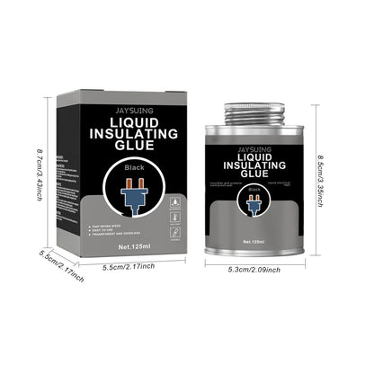 Jaysuing Insulating Glue Is Waterproof, Leakage-Proof, Durable, Durable, Transparent and Odorless Liquid Colloid with High Tempe