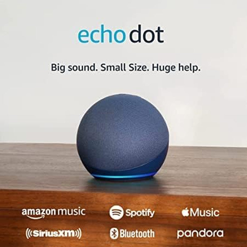 Echo Dot, Vibrant Sounding Alexa Speaker, Great for Bedrooms, Dining Rooms and Offices, Charcoal