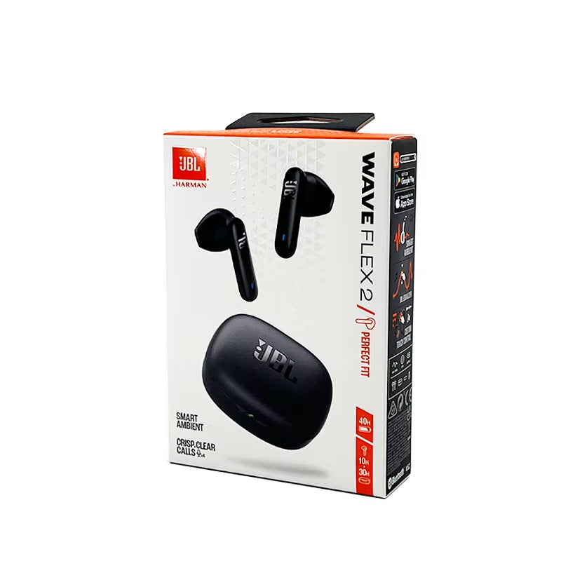 Wave Flex 2 True Wireless Bluetooth Earphone BT 5.3 Lightweight Earbuds Dual Connection EQ Setting IP54 40H Playtime