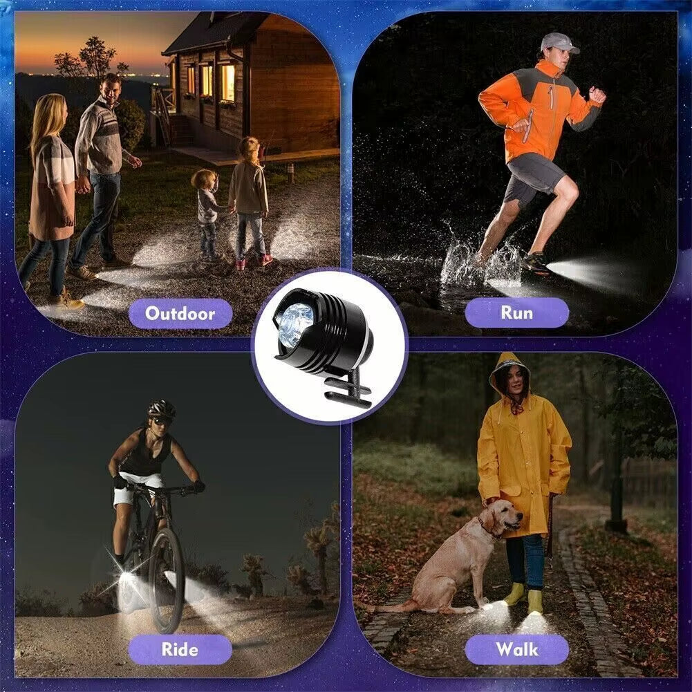 1 Pair Portable Spotlights Shoes Lights Camping Headlights for Perfect for Hiking to Biking for Pathfinder Lighting Slippers