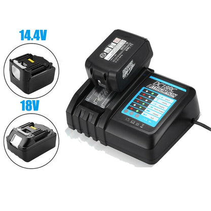 Makita DC18RC Fast Battery Charger Compatible 14.4V-18V – LCD Display