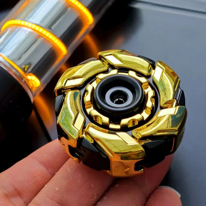 EDC Deformation Mecha Fidget Spinner Metal Alloy Anxiety Stress Relief Rotating Fingertip Gyro Decompression Office Desk Toy