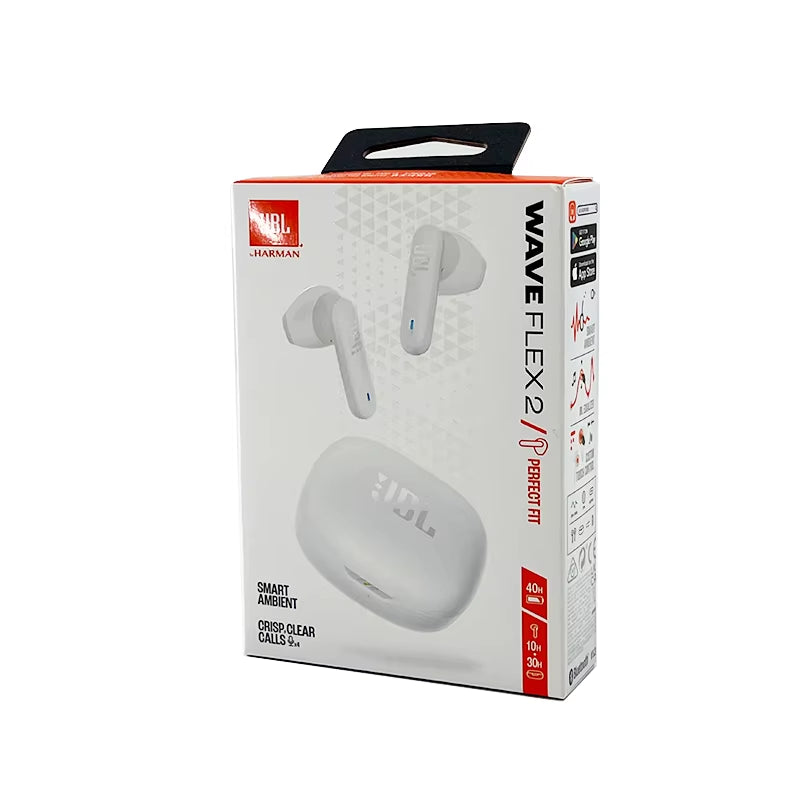 Wave Flex 2 True Wireless Bluetooth Earphone BT 5.3 Lightweight Earbuds Dual Connection EQ Setting IP54 40H Playtime