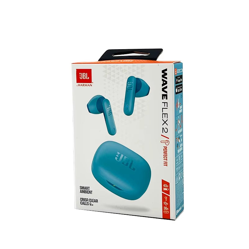 Wave Flex 2 True Wireless Bluetooth Earphone BT 5.3 Lightweight Earbuds Dual Connection EQ Setting IP54 40H Playtime