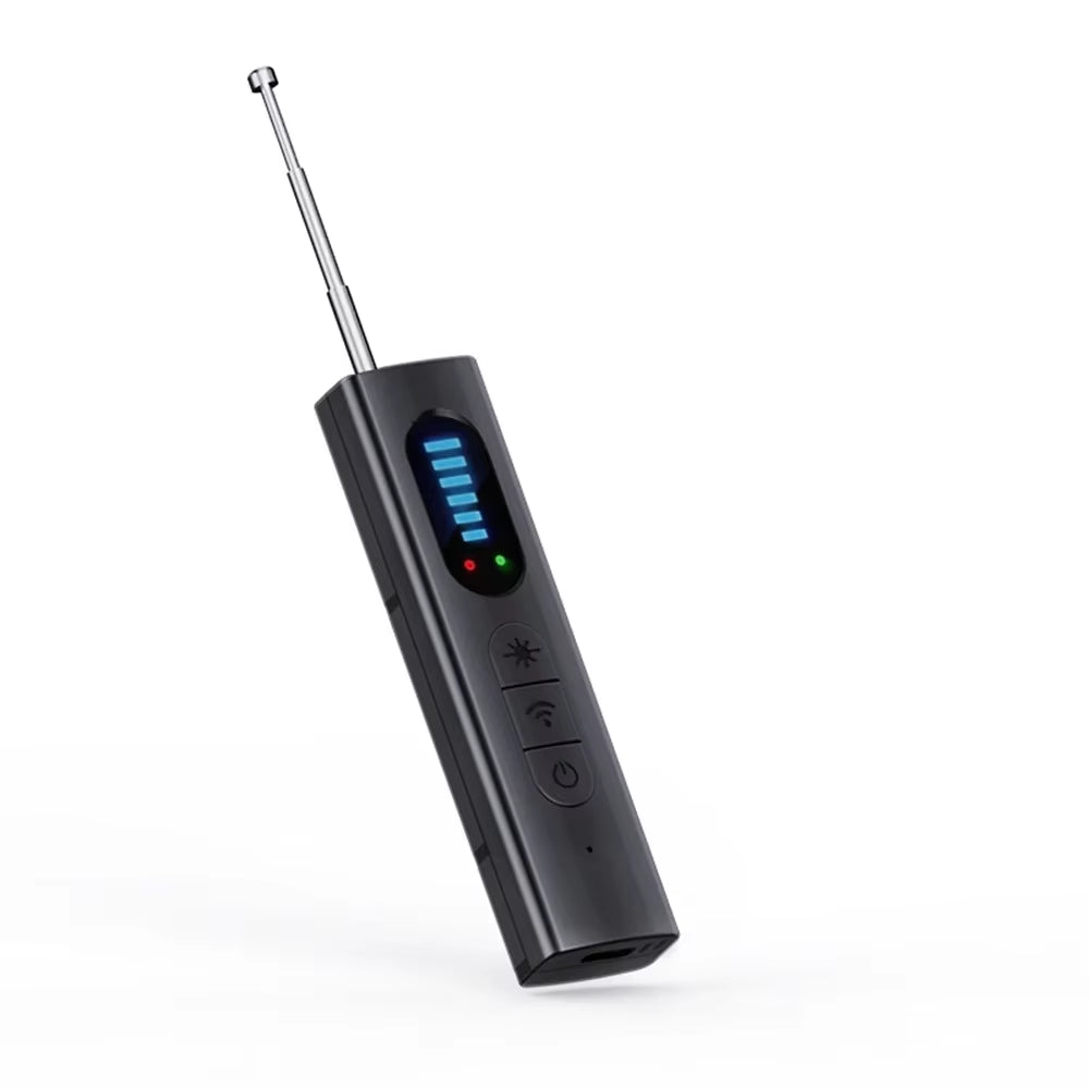 Hidden Camera Detector Anti-Spy Car GPS Tracker Listening Device Bug RF Wireless All Signal Scanner Gadget Security Protection