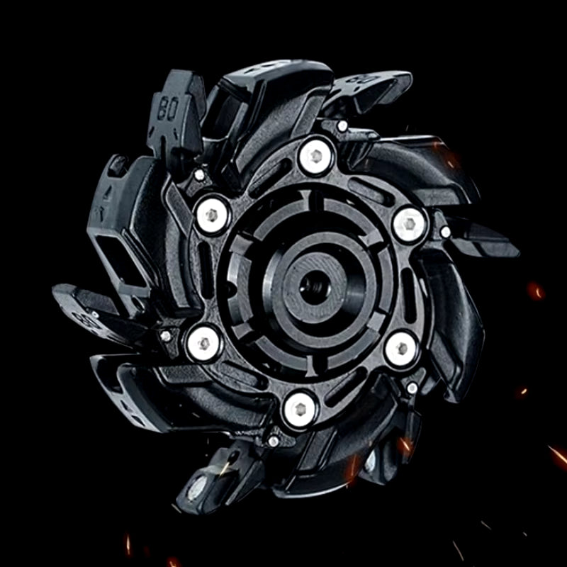 EDC Deformation Mecha Fidget Spinner Metal Alloy Anxiety Stress Relief Rotating Fingertip Gyro Decompression Office Desk Toy